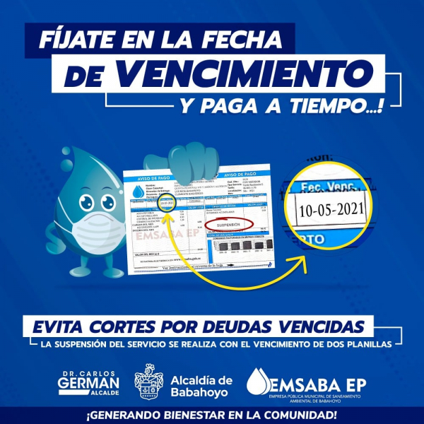 Revisa la fecha de vencimiento de tu planilla