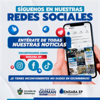 Síguenos en nuestras redes sociales